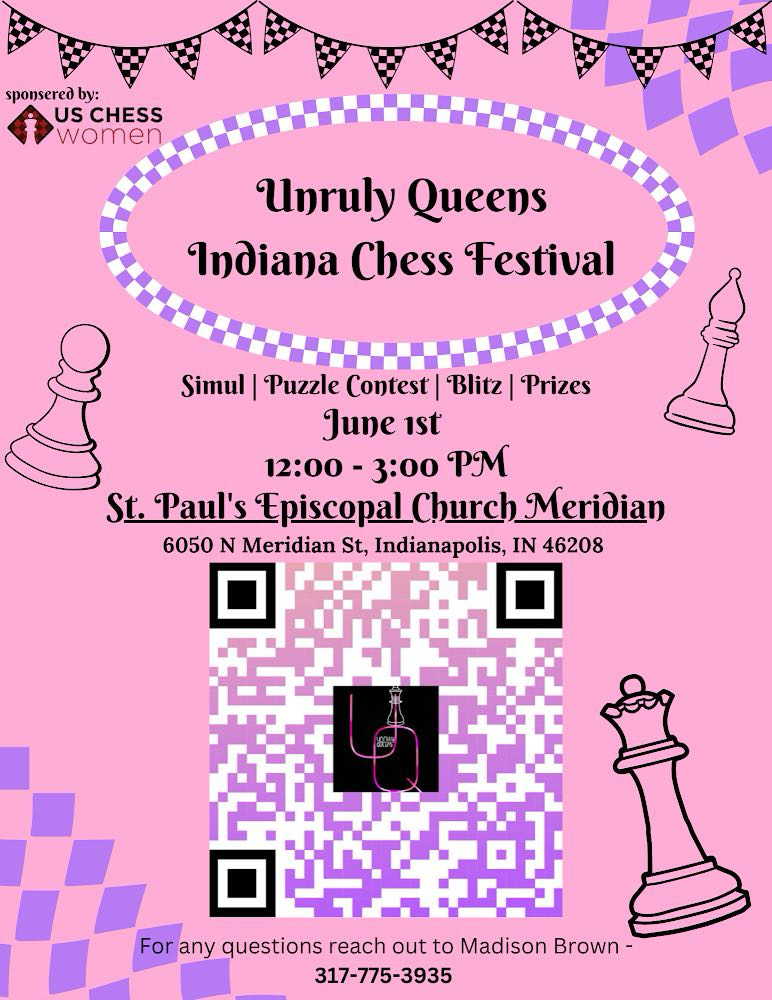 Tournament Calendar Scholastic Chess of Indiana